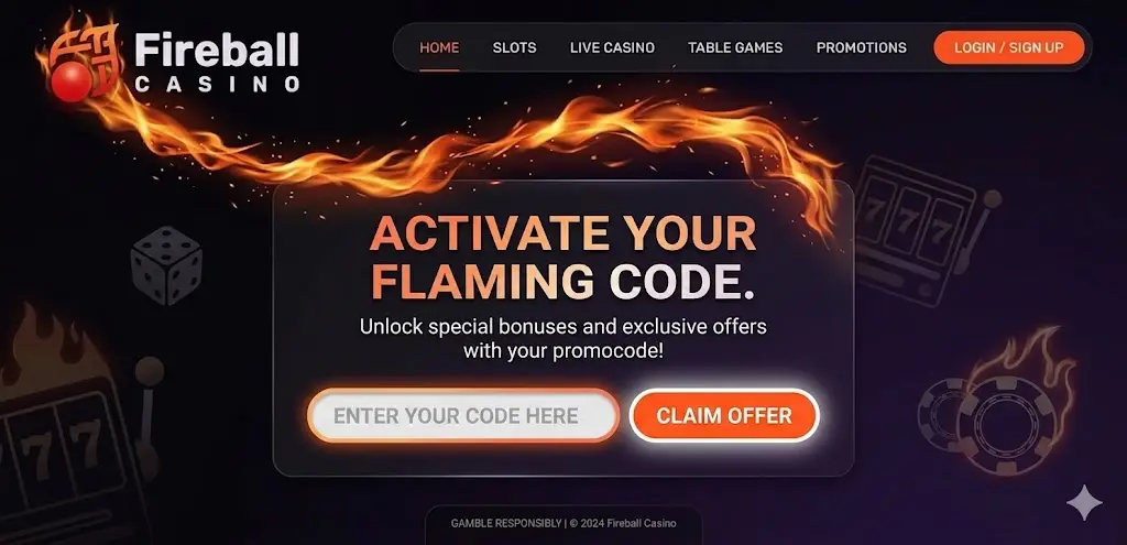 Fireball Casino promo code